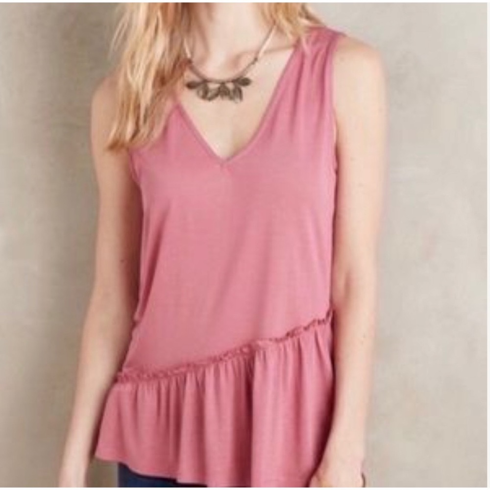 Anthropologie Dolan Left Coast Pomona Peplum Tank
